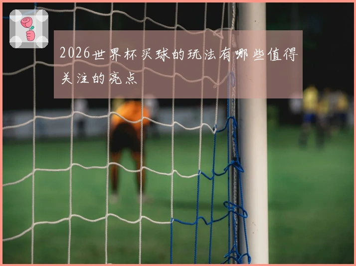 2026世界杯买球的玩法有哪些值得关注的亮点